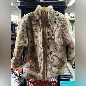 Ladies Reversible Leather Coat